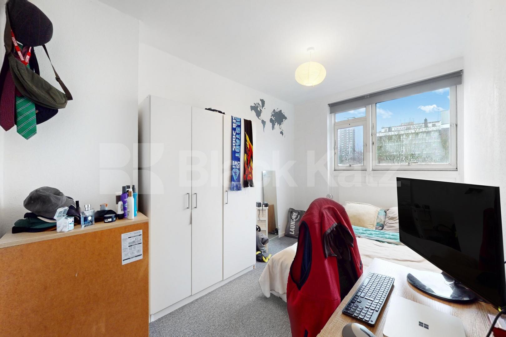 Mid-Century duplex apartment on the top two floors (Second and third).  Maskelyne Close, Battersea
